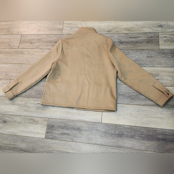 Joie Tan Zip-Up Jacket with Pockets - Picture 3 of 9